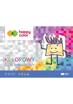 Blok rysunkowy kolor A3/15K HAPPY COLOR