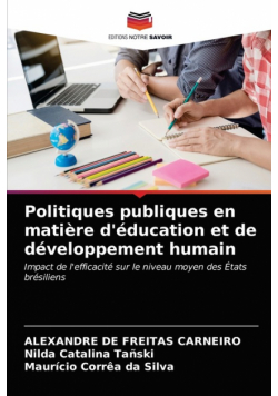 Politiques publiques en matière d'éducation et de développement humain