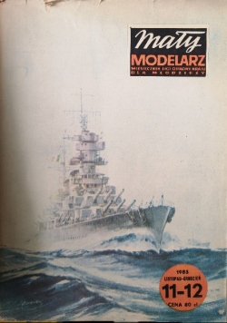 Mały modelarz nr 11 - 12 Włoski pancernik Vittorio Veneto