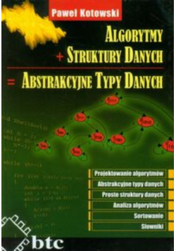 Algorytmy + struktury danych = abstrakcyjne typy danych