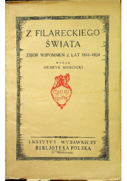 Z filareckiego świata 1924 r.