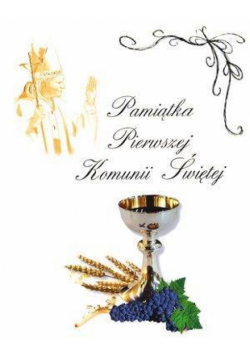 Pamiątka Pierwszej Komunii Świętej papież i kiel.3