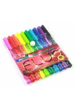 Długopis fluo 10 kolorów