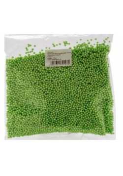 Styropianowe kulki 4mm zielone 10g