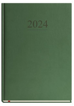 Terminarz 2024 A4 tygodniowy uniwersalny zielony