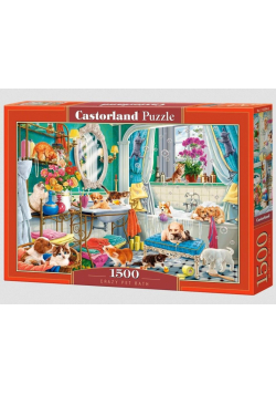 Puzzle 1500 Crazy Pet Bath CASTOR