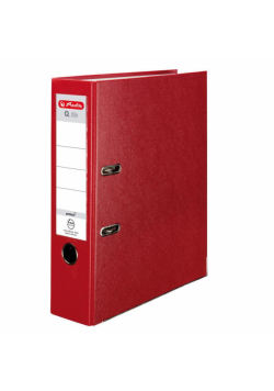 Segregator A4 8cm PP czerwony Q file