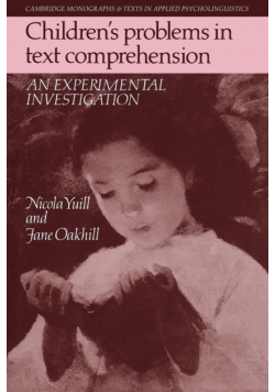 Children's Problems in Text Comprehension