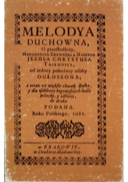 Melodya Duchowna