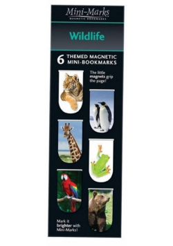 Zakładki magnetyczne Wildlife 6 sztuk