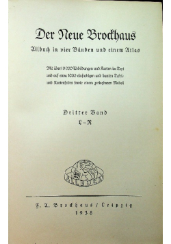 Der neue Brockhaus III 1938 r