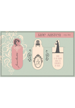 Zakładki magnetyczne - Jane Austen