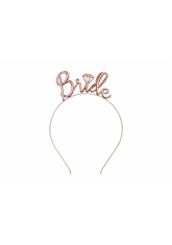 Opaska Bride różowe złoto