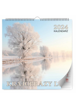 Kalendarz 2024 ścienny Lux kwadratowy Krajobrazy