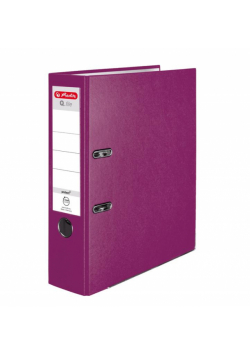 Segregator A4 8cm PP jagodowy Q file