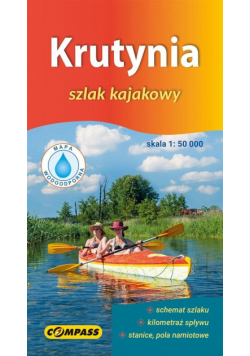 Mapa kajakowa - Krutynia 1:50 000 wersja polska