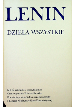 Lenin Dzieła Tom 37