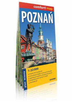 Comfort! map Poznań 1:22 000 plan miasta