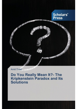 Do You Really Mean It?- The Kripkenstein Paradox and Its Solutions
