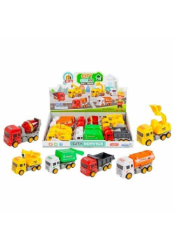 Auto ciężarowe 12cm mix