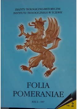 Folia pomeraniae Rok II nr 2