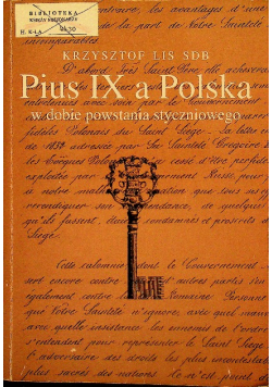 Pius IX a Polska w dobie powstania styczniowego