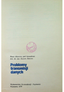 Problemy transmisji danych