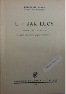L jak Lucy 1946 r