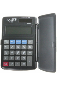 Kalkulator kieszonkowy 8-pozycyjny TG-920 czarny