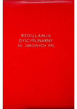 Regulamin dyscypliny sił zbrojnych PRL