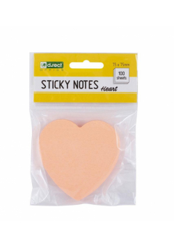 Notes samoprzylepny Kształty Serce D.RECT
