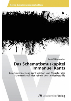 Das Schematismuskapitel Immanuel Kants