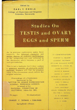 Studies on testis and ovary eggs and sperm