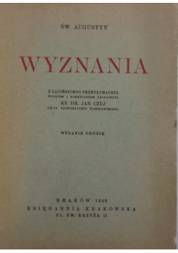 Wyznania  1949 r