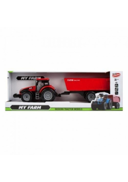 Traktor z akcesoriami 43 cm Moje Ranczo