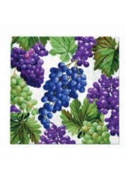 Serwetki Winogrona 33x33cm 20szt