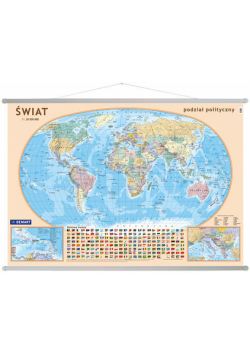 Plansza mapa świata - polityczna