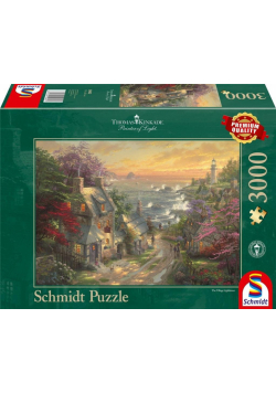 Puzzle PQ 3000 Wioska z latarnią morską w tle G3