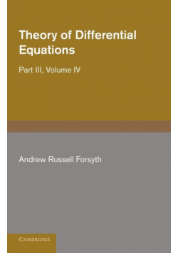 Theory of Differential Equations