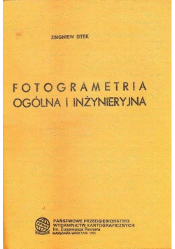 Fotogrametria ogólna i inżynieryjna