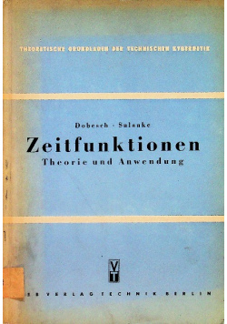 Zeitfunktionen Theorie und anwendung
