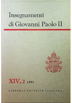 Insegnamenti di Giovanni Paolo Tom XIV część 2