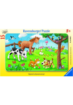 Puzzle 15 Miłosnicy słodkich zwierząt