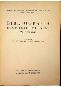 Bibliografia historii polskiej za rok 1964