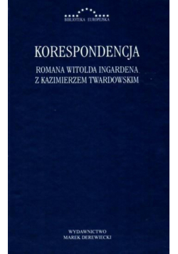Korespondencja R.W. Ingardena z K. Twardowskim