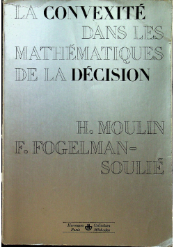 La convexite dans les mathematiques de la decision