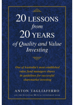 20 LESSONS from 20 YEARS of Quality and Value Investing