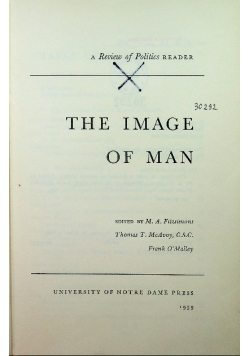 The image of man