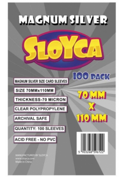 Koszulki Magnum Silver 70x110mm (100szt) SLOYCA