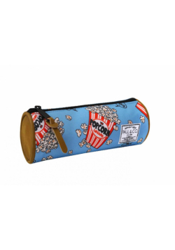 Piórnik Popcorn niebieski